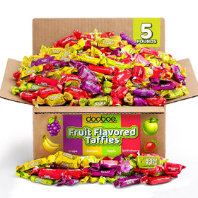 Dooboe Mini Taffy Candy apple flavor individually wrapped for fresh sharing.