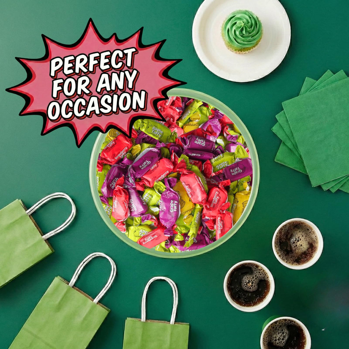 Dooboe Mini Taffy Candy banana flavor, a fruity classroom-friendly treat.