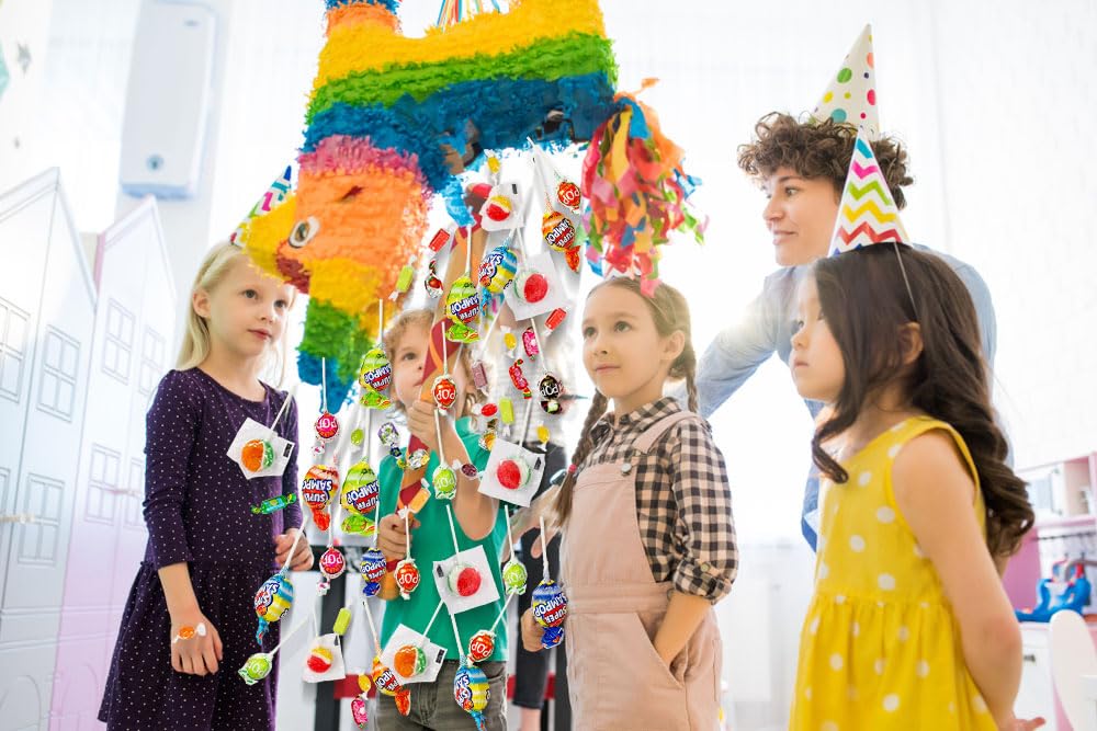 Dooboe pinata candy display featuring assorted wrapped treats for events.