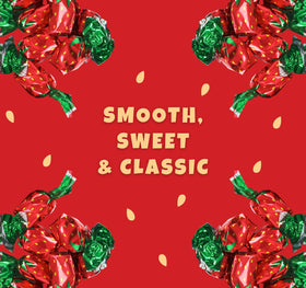 Dooboe Strawberry Hard Candy soft center reveals juicy strawberry flavor