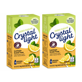 Doofie Deals Crystal Light Lemon Iced Tea box ready for hydration.