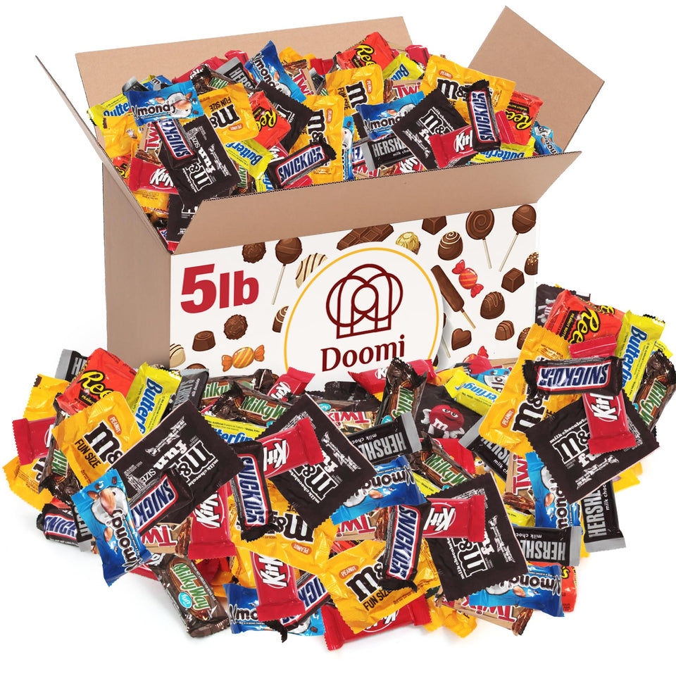 Doomi assorted chocolate pack collection showcases a crowd-pleasing party treat.