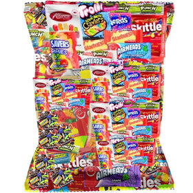 Doomi bulk fruit candy 32oz assortment front view, ideal for sharing.