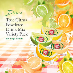 Doomi Truae Lime single-serve packet with lime water for zesty hydration