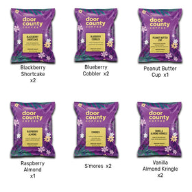 Door County Coffee Blackberry Shortcake Spring Sampler – crisp fruit notes for a refreshing break.