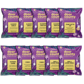 Door County Coffee Blueberry Cobbler Spring Sampler – vibrant morning flavor to start your day.