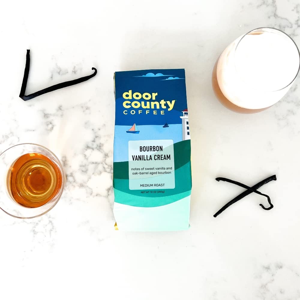 Cup with Bourbon Vanilla Cream aroma delivering creamy vanilla coffee experience