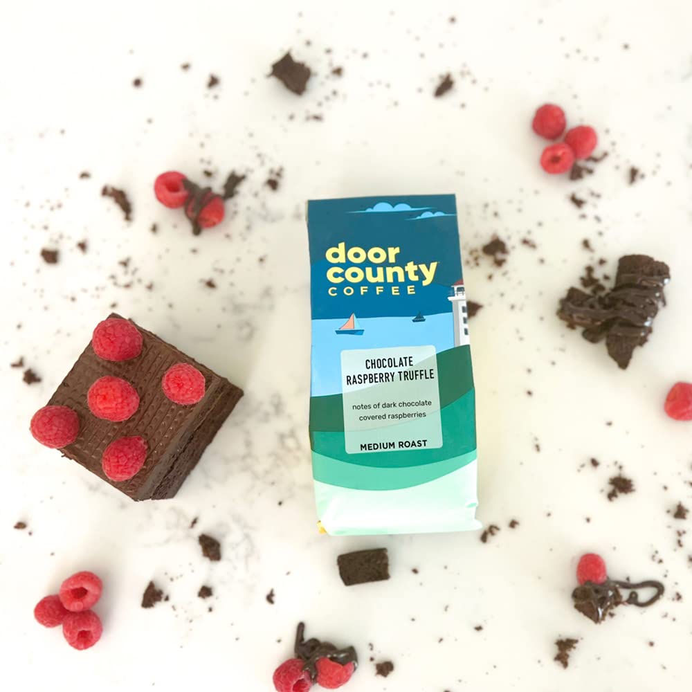 Door County Coffee Chocolate Raspberry Truffle aroma-steam evokes a comforting morning pause