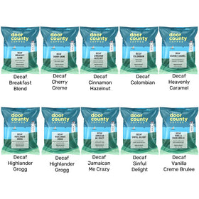Door County Coffee Cherry Creme Decaf full-pot bag with fragrant berry notes