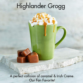 20 oz Highlander Grogg bag packaging ready for drip coffee brewing