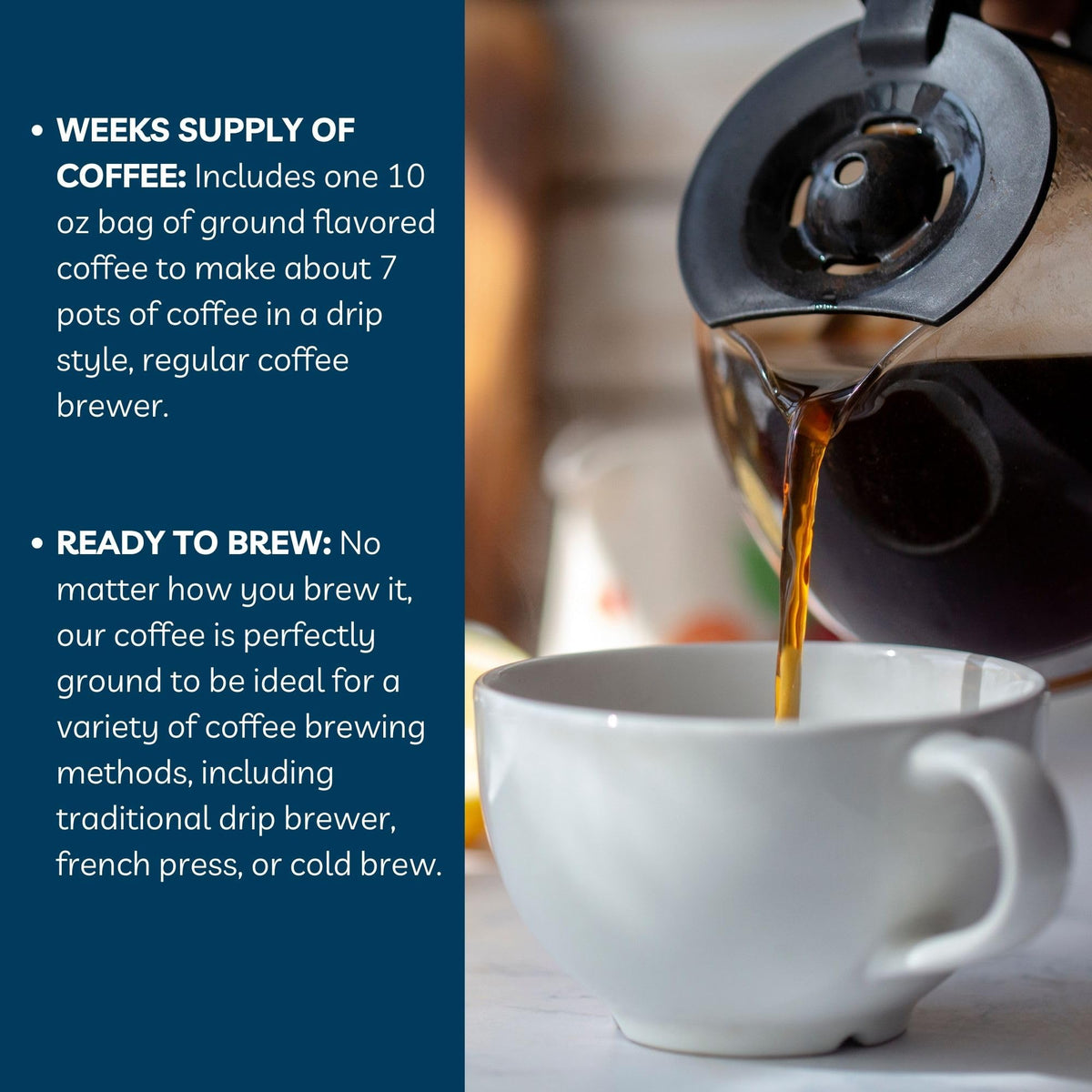 Keto-friendly, gluten-free and dairy-free flavor profile from Door County Coffee.