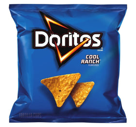 Doritos Cool Ranch bag – 1-ounce chips for on-the-go snacking.