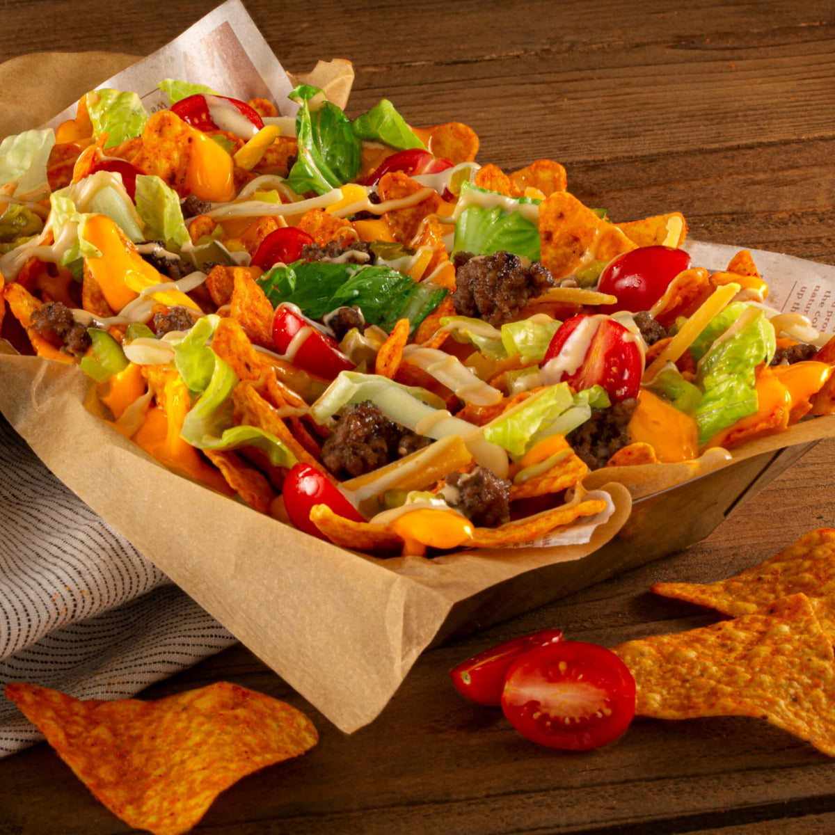 Packaging of Doritos Flavor Swap for easy sharing on the go