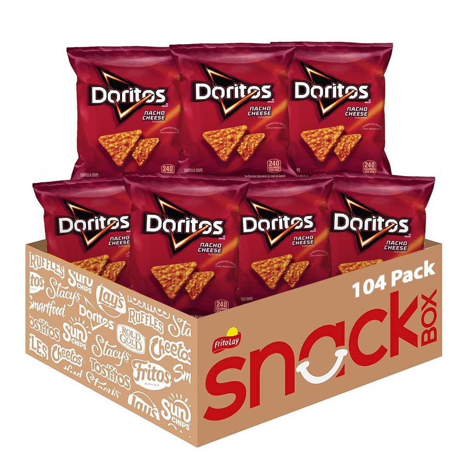 Doritos Nacho Cheese bag close-up, bold flavor for sharing with friends.