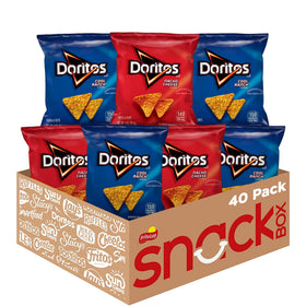 Doritos Nacho Cheese single-serve bag for quick lunches.