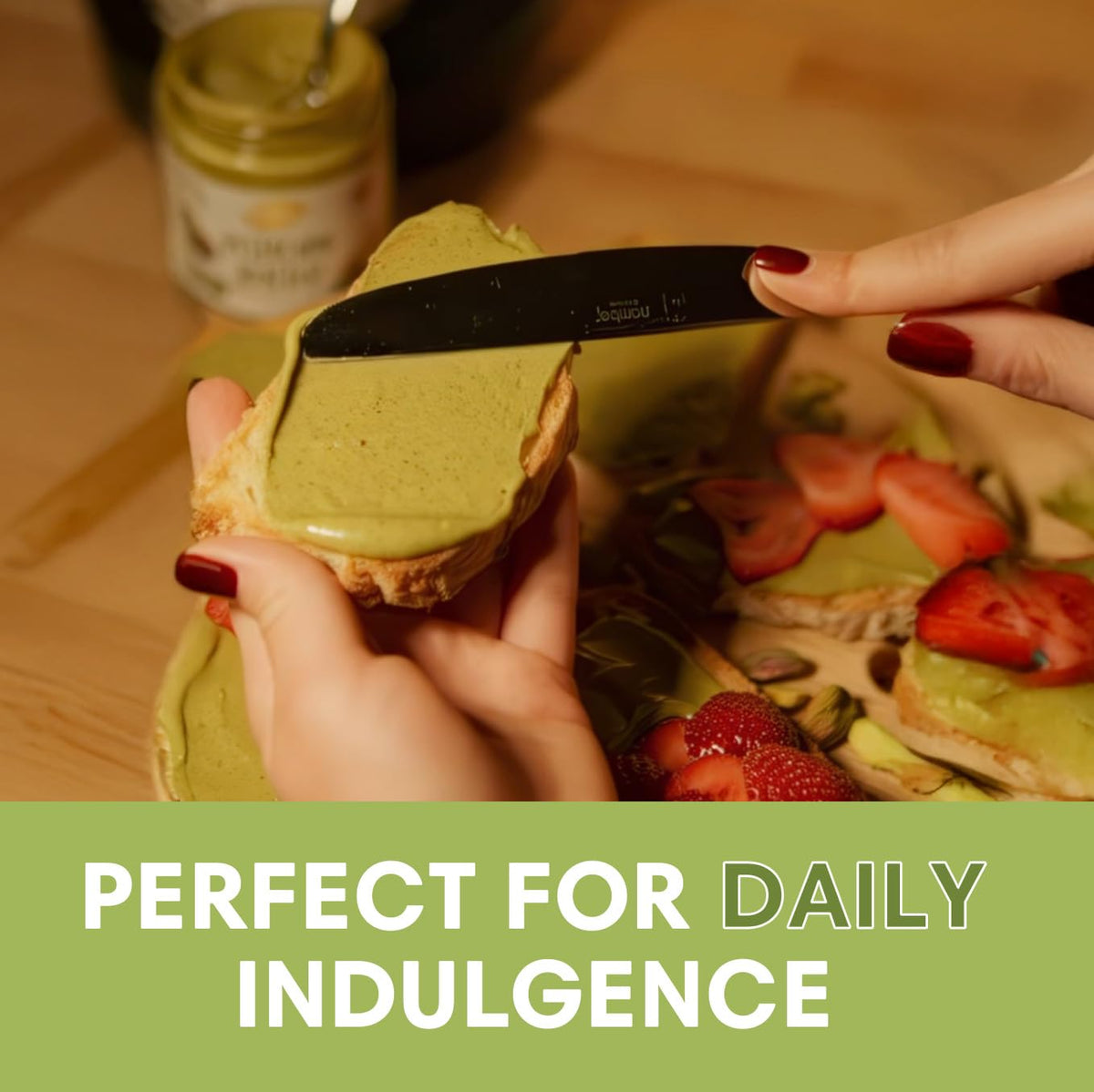 Dorrel Pistachio Butter Kosher Pareve certification on packaging
