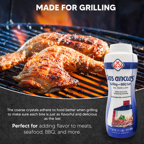 Dos Anclas Sal Parrillera adds light seasoning to vegetables and dips.