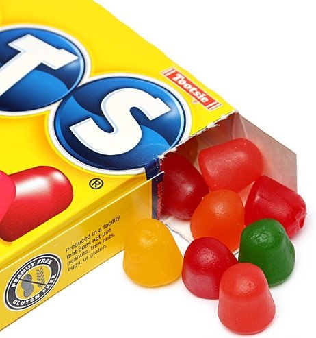 Dots Gumdrops packaging foil seal image, ideal for gifting or party favors.