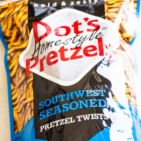 Dots Original Homestyle Pretzel Twists bag highlights wholesome, versatile snacking