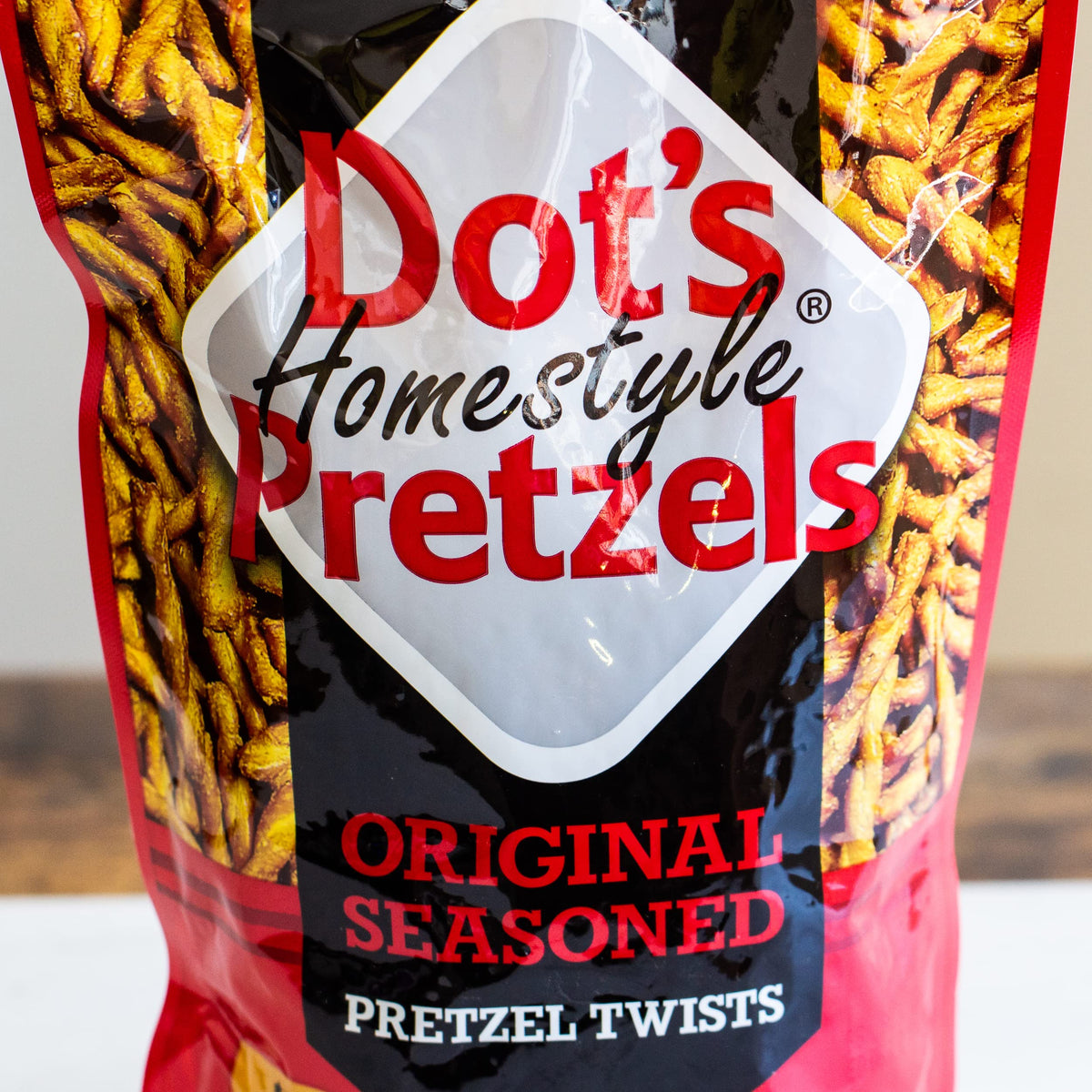 Dots Southwest Pretzel Twists in hand offer an on-the-go flavorful bite