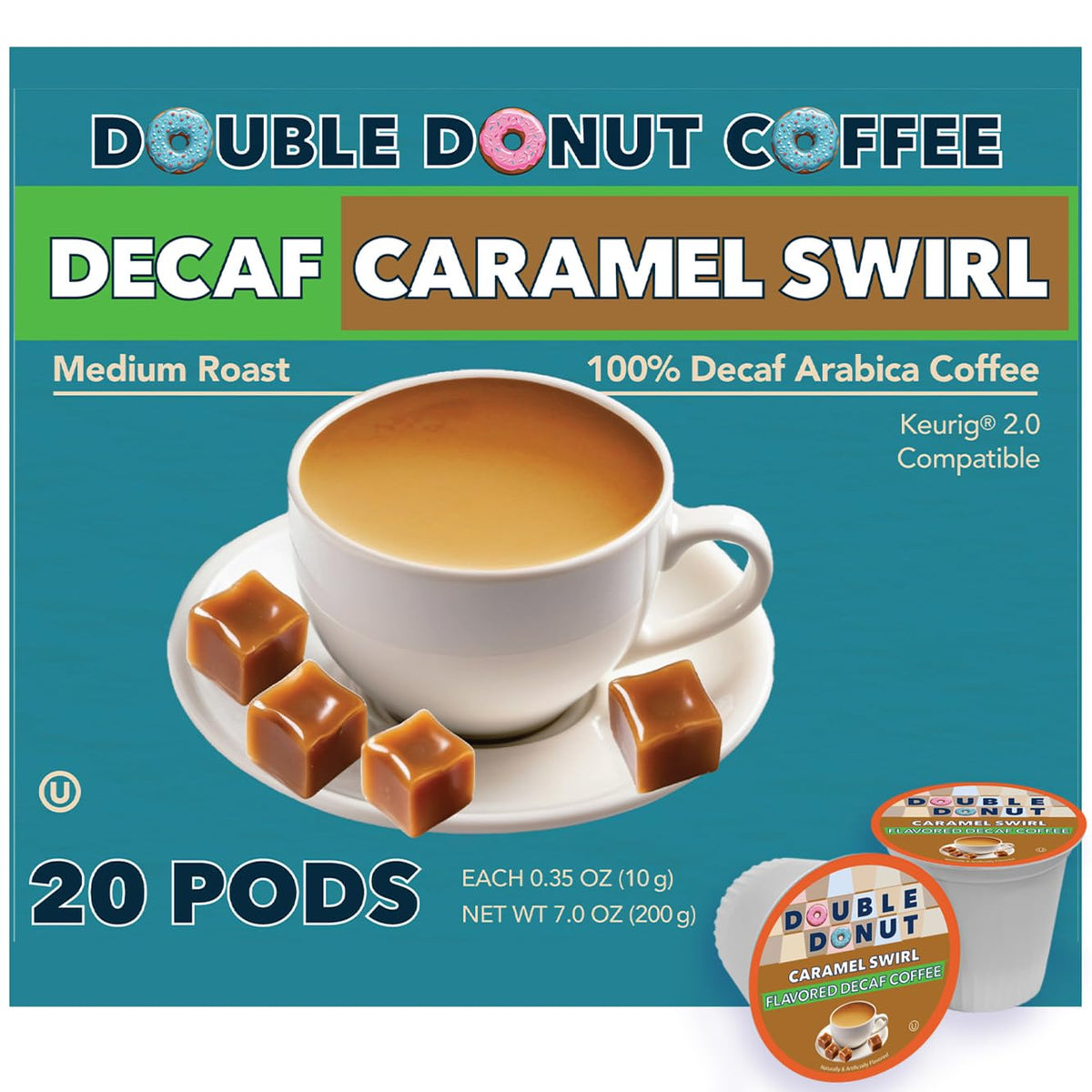 Double Donut Coffee caramel swirl capsules for quick, cozy mornings.