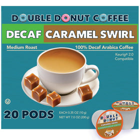 Double Donut Coffee caramel swirl capsules for quick, cozy mornings.