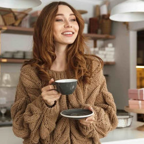 Double Donut Coffee chai latte pod with Keurig brewer compatibility visual