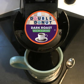 Double Donut decaf delivers bold flavor without caffeine.