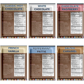 Double Donut Coffee white chocolate packets provide creamy indulgence in seconds