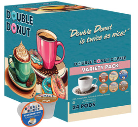 Double Donut vanilla caramel flavor pods deliver cozy, inviting aromas with each cup.
