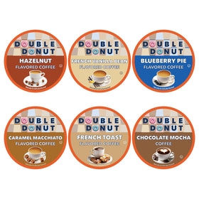 Flavored varieties collection with chocolate, vanilla, and caramel notes