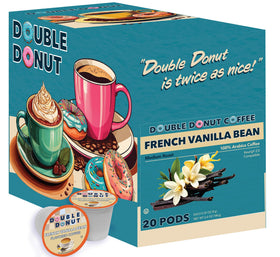 Double Donut Coffee Keurig-compatible pod for easy single-serve brewing.