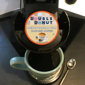 Double Donut Vanilla K-Cups for hot or iced brews