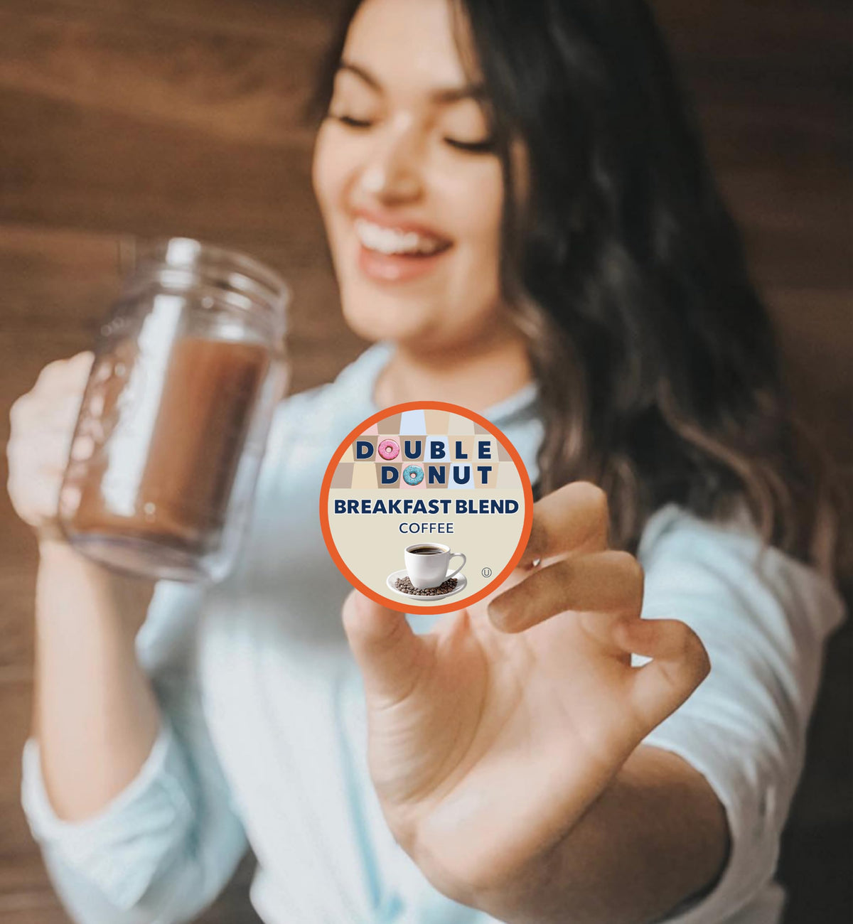 Double Donut Keurig-compatible pods enable fast, convenient single-serve brewing