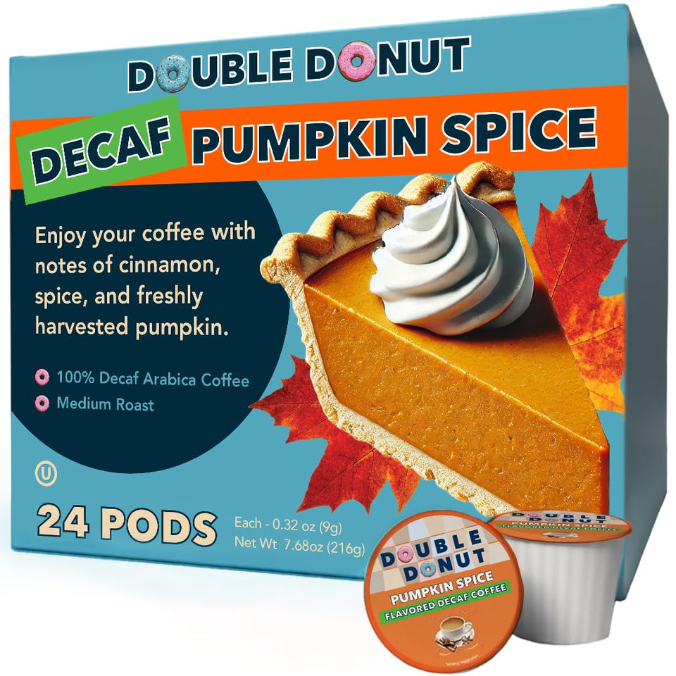 Double Donut Pumpkin Spice pods box for home brewing.