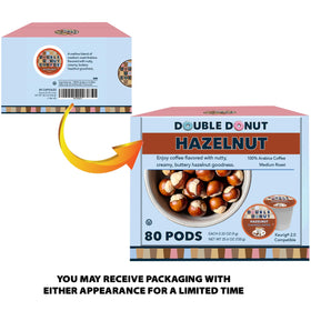 Double Donut Coffee recyclable pods boasting eco-friendly packaging