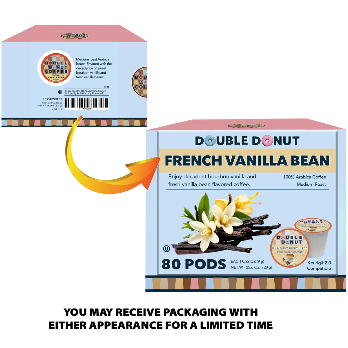 Double Donut Vanilla Bean pairs well with mornings, brunch, or office breaks.