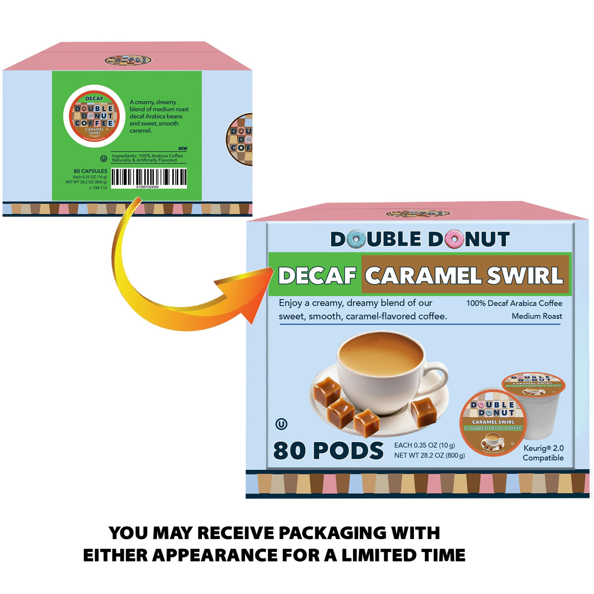 Double Donut winter aroma pod brings cozy sweetness to mornings.
