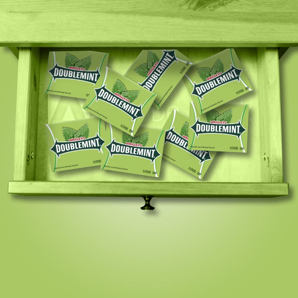 Doublemint after-meal refresh with minty gum for a clean feel.