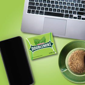 Doublemint travel pack compact for on-the-go freshness.