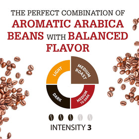Douwe Egberts instant coffee scoop ready for quick, aromatic mornings.