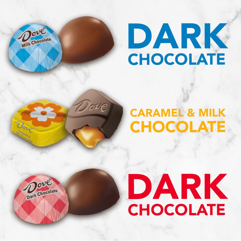 Dove Milk chocolate variety for smooth, shareable goodness