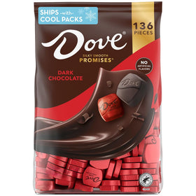 Dove Promises dark chocolate bulk bag front view for Mother's Day gifting