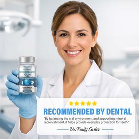 DQQI Enamel-strength gum after meal as convenient post-meal care option.