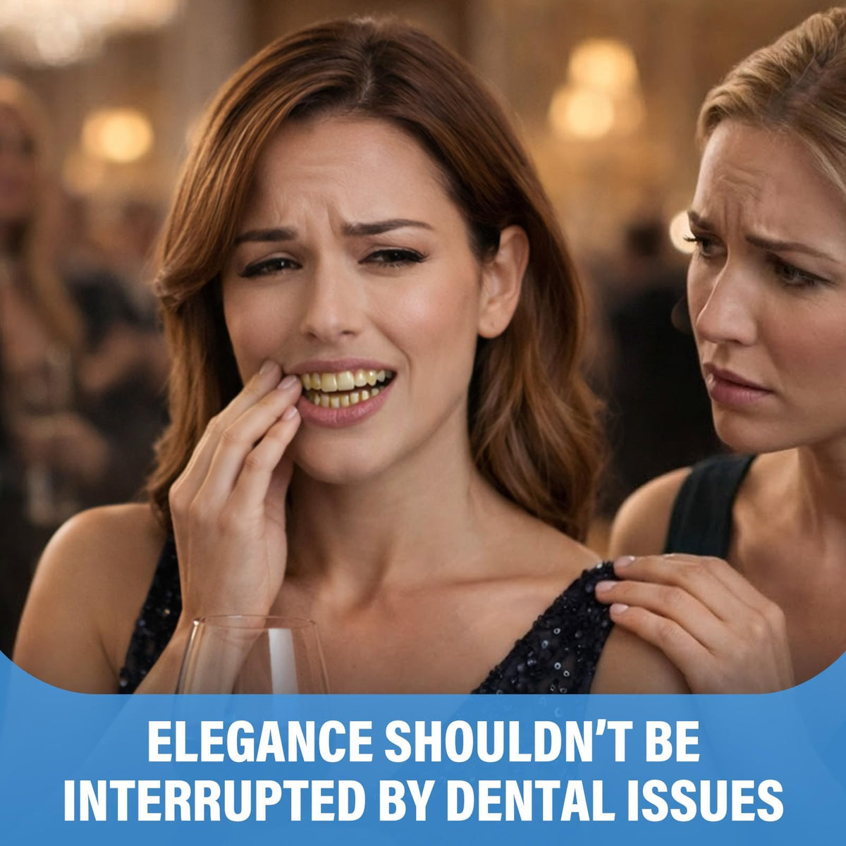 DQQI Xylitol sugar-free gum packaging suggesting pH balance and fresh breath benefits.