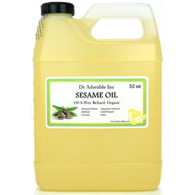 Dr Adorable sesame oil bottle pour for smooth skin nourishment