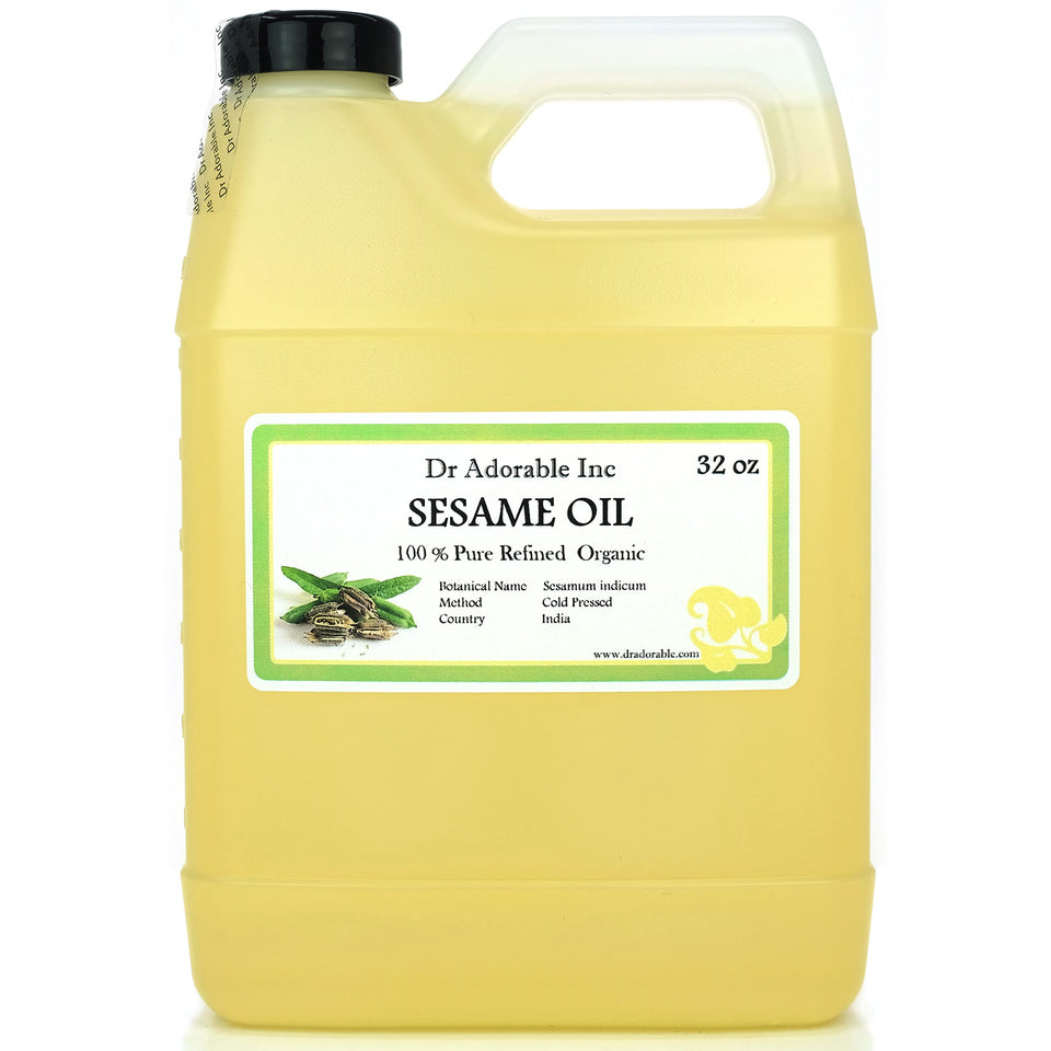 Dr Adorable sesame oil bottle pour for smooth skin nourishment