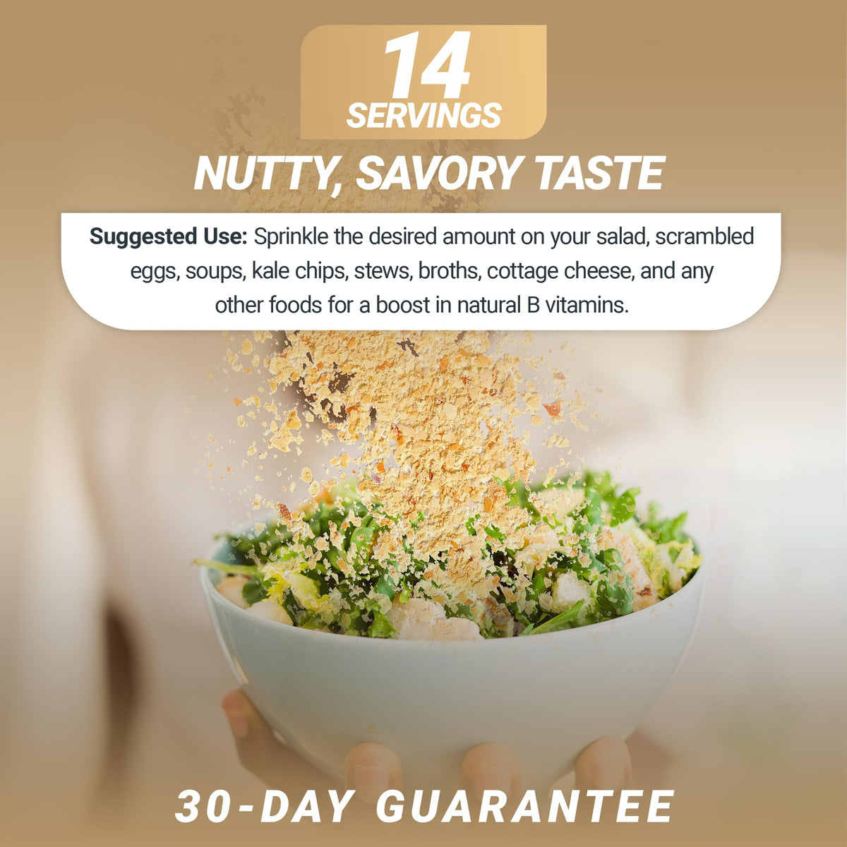 Dr. Berg Premium Nutritional Yeast Flakes in pasta dish for cheesy notes