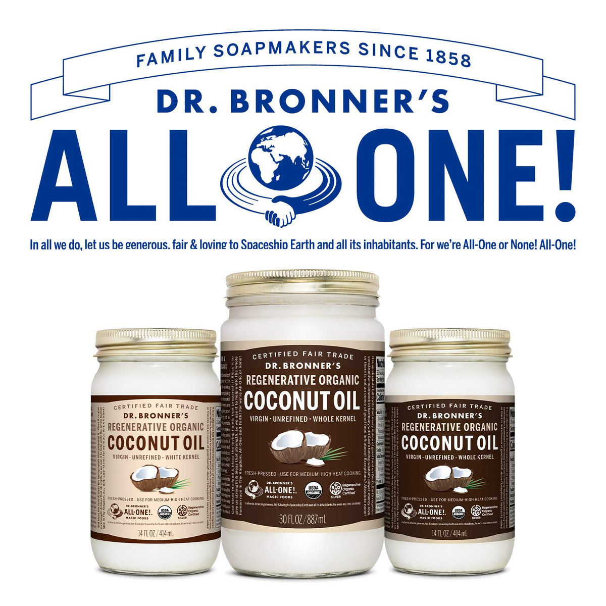 Dr. Bronner’s Organic Virgin Coconut Oil body moisturizer application showcases soothing skin.