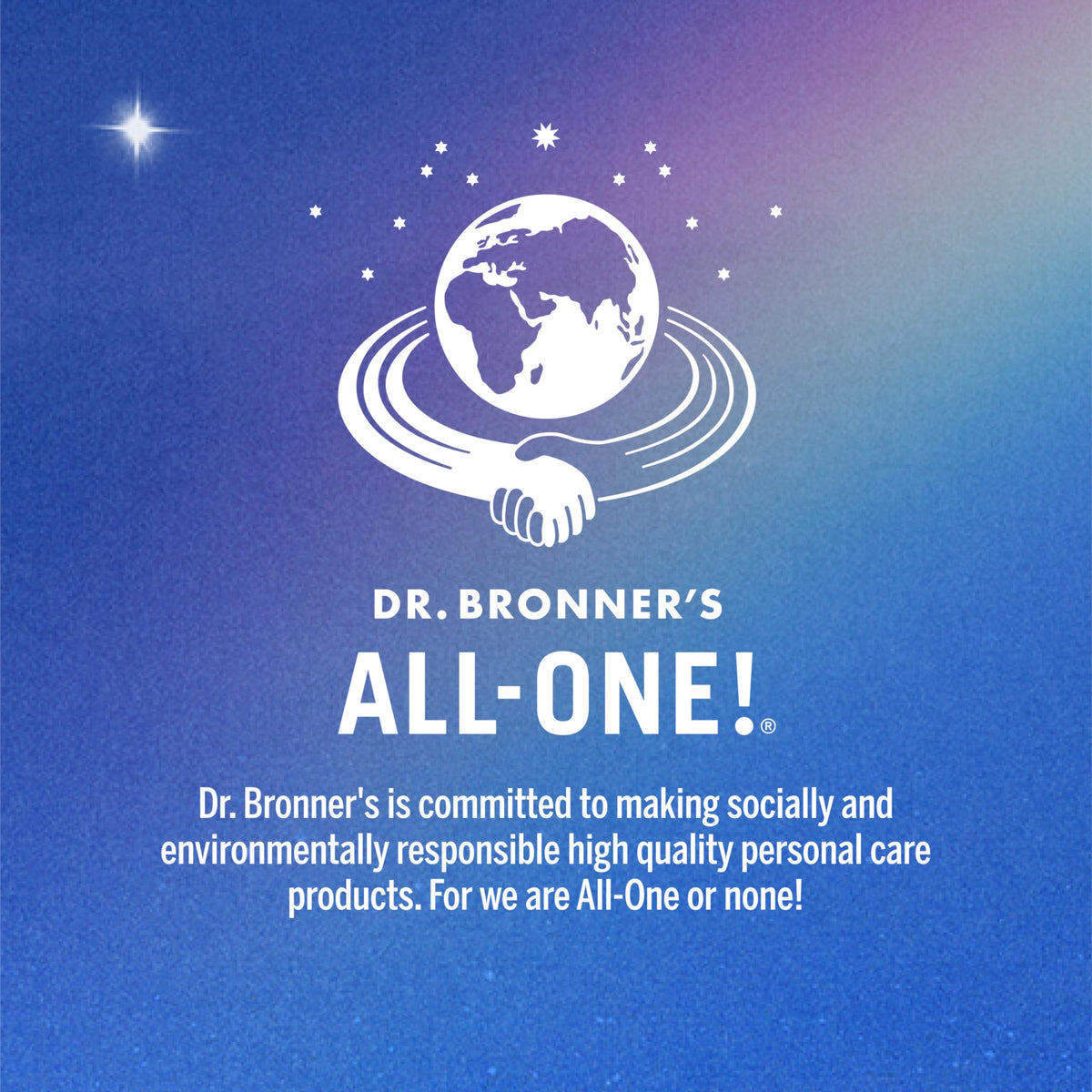Dr. Bronner's coconut oil fair trade label emphasizes ethical sourcing.